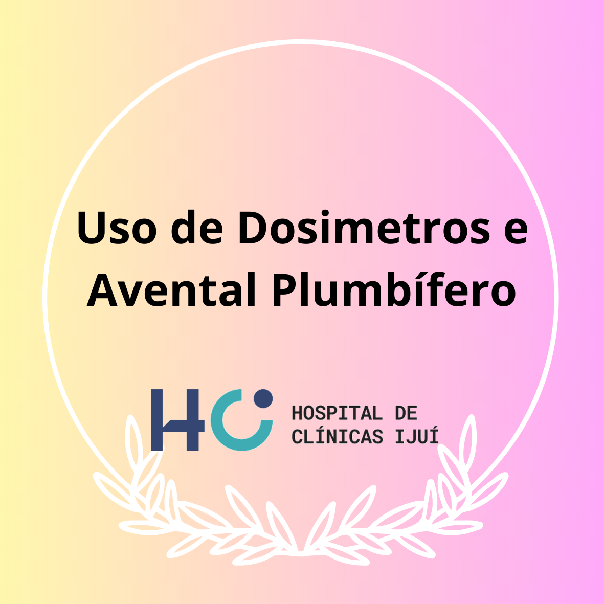 Uso de Dosimetros e Avental Plumbífero - T. PRESENCIAL