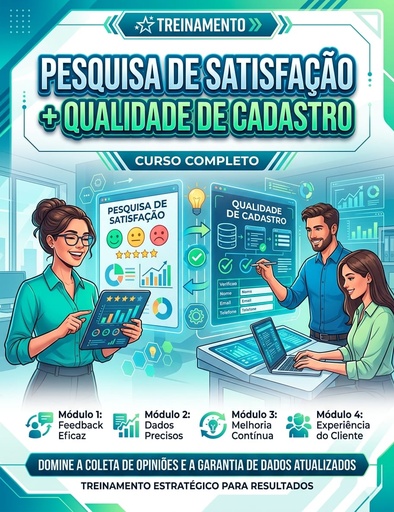 Treinamento – Pesquisa De Satisfação + Qualidade De Cadastro