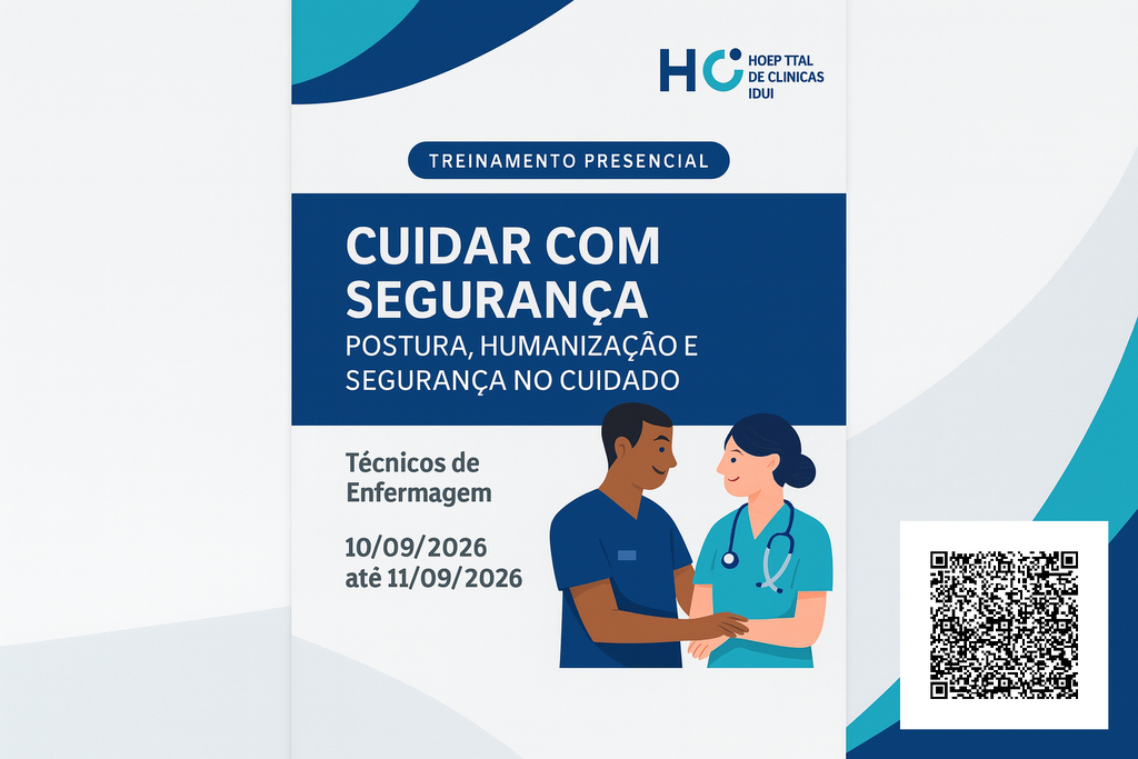 Cuidar com Segurança: Postura, Humanização e Segurança no Cuidado - TREINAMENTO PRESENCIAL